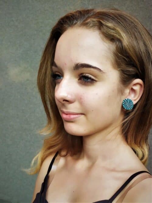 Upcyklované náušnice klipsny